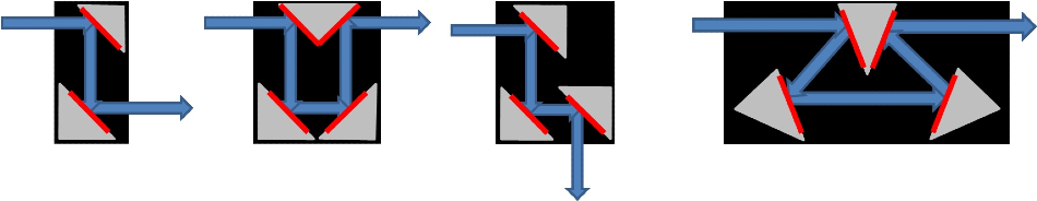 Some Baffle Filter designs at 45° and 22.5° AOI. These design concepts can be incorporated into nearly any optical system.