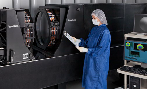 Large aperture interferometry ensures optics meet specifications before and after coating.