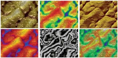 Vision software can be used to accentuate the data by using different filters and color palettes to highlight and bring out various features of the image.