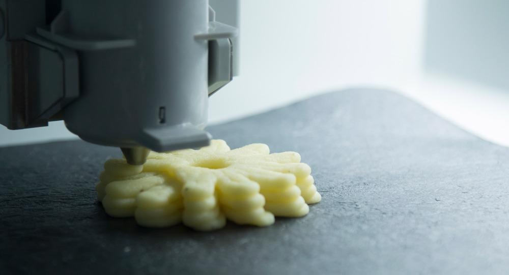 3d printed food, lasers, cooking food