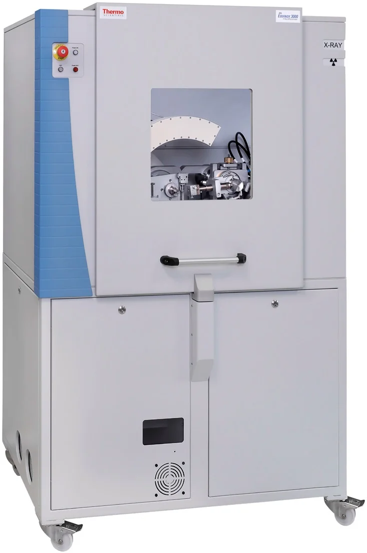 ARL EQUINOX 3000 X-ray diffractometer.