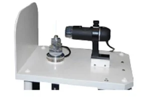 Capillary attachment shown on alignment tool