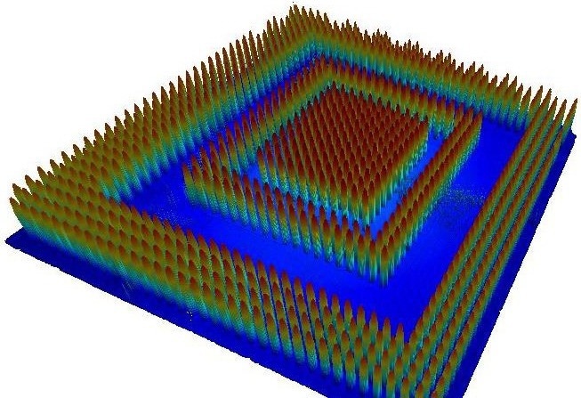 Large field of view measurement and stitching of bga topography.