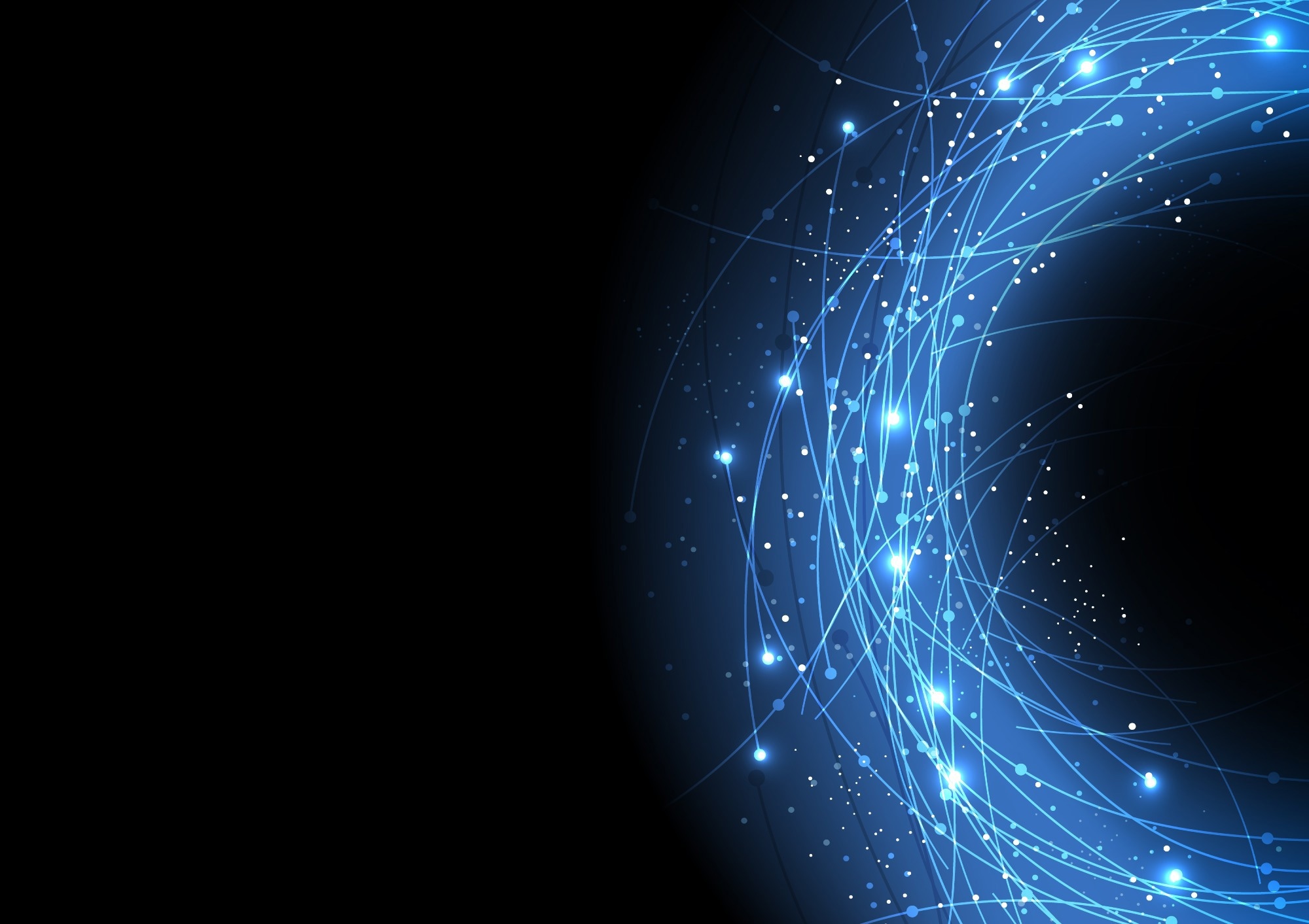 Abstract photo depicting fiber optic communication