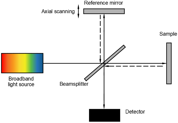 A schematic image of the OCT