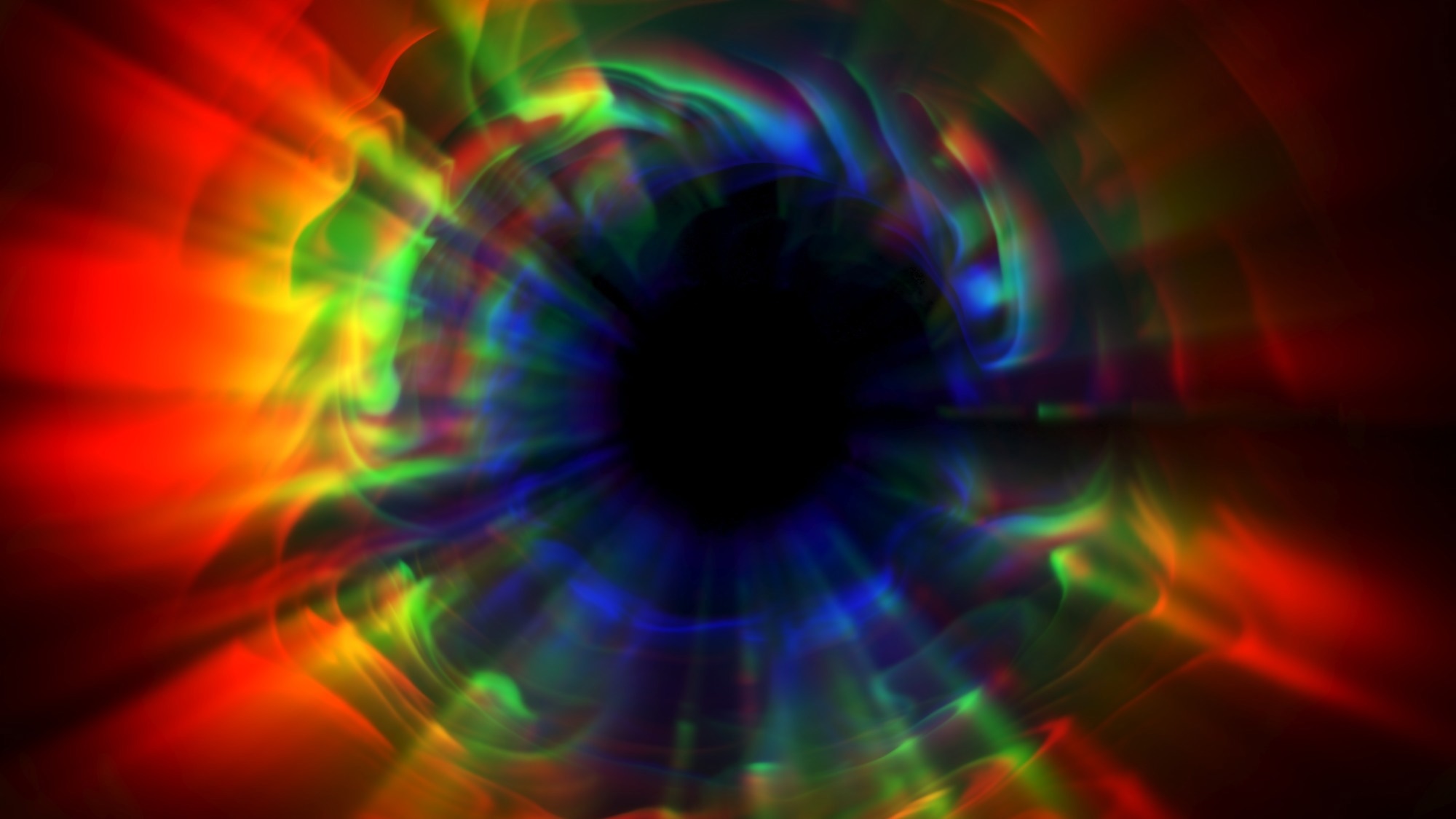 A colorful prism spectrum