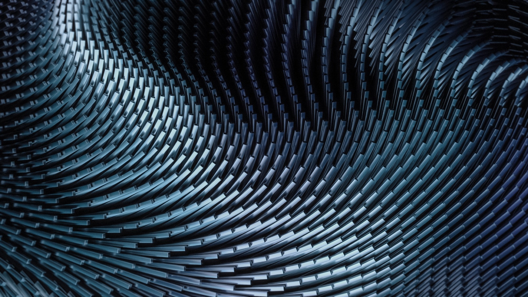 A close up of a futurist material