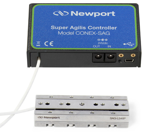 CONEX-SAG-LS48P: High Speed Piezo Linear Stage, 48 mm Travel, Direct Encoder, Integrated Controller