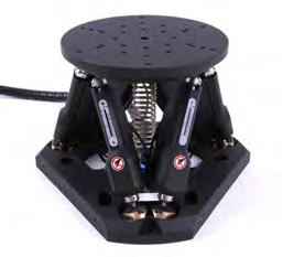 Special Coating: Hexapod with black anodization