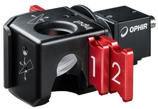 LBS-300HP-NIR connected to Ophir SP920 beam profiler camera