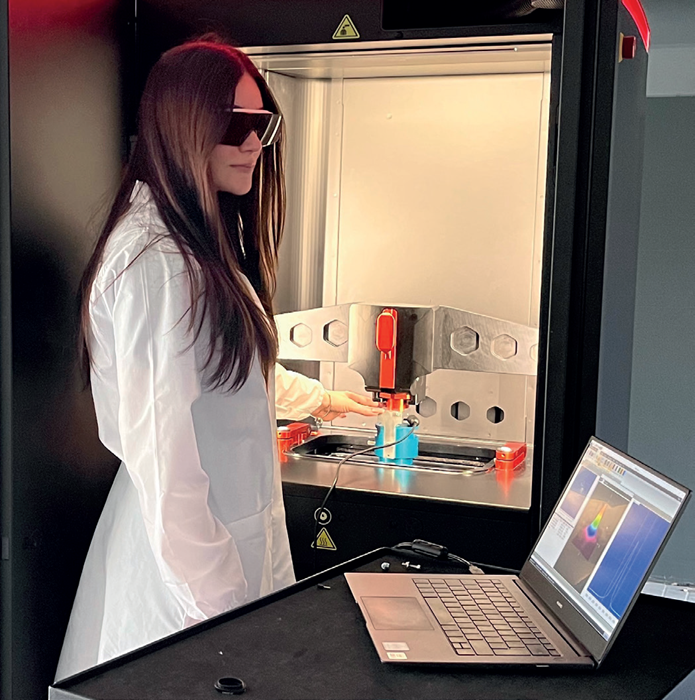 The Ophir NanoScan beam profiler is key to ensure the reproducibility in the AM process