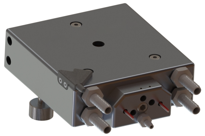 The 300 °C clamshell hot stage for the KLA nanoindenter