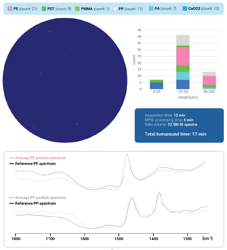 Comprehensive results summary for the drinking water sample