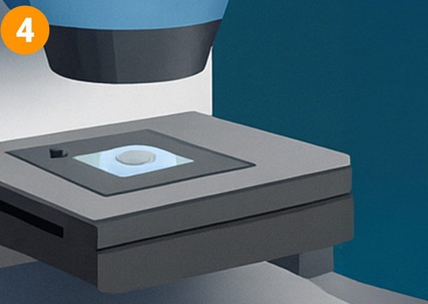 Chemical characterization of particles on the filter using FT-IR, Raman, or IR laser microscopy