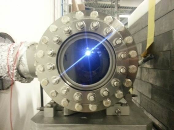 Intense synchrotron light extracted from the Max IV Laboratory diagnostic beam line and focused by the ultra-high precision plano convex lens