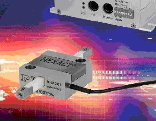 Compact, yet forceful nonmagnetic piezo linear motor with controller.