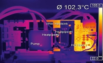 Measuring Temperature of Small Components in Infrared Cameras