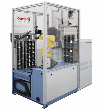 Safety enclosure with access doors.