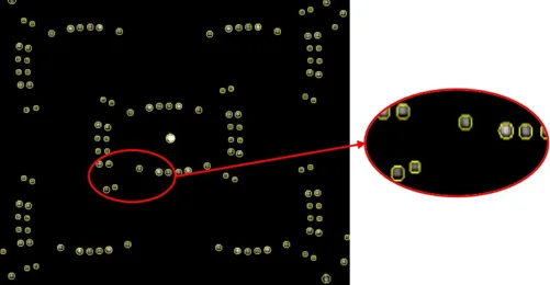 Dot emissions created using a diffractive optical element (DOE) are captured by the Radiant NIR Intensity Lens solution and analyzed for angular location, maximum radiant intensity, uniformity, and flux.