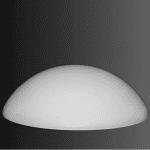 MgF2 Ceramic Dome, φ224 mm.