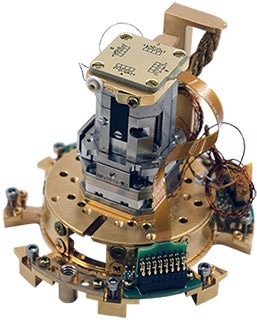 Wired Sample Mount attached to Thermal Link plate.