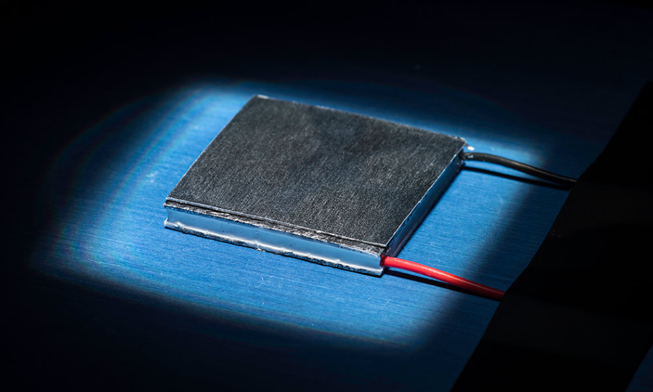 Rochester professor Chunlei Guo and his team have developed a technique that can be used to collect sunlight to heat etched metal surfaces like the one featured here, which can then power an electrical generator for solar power