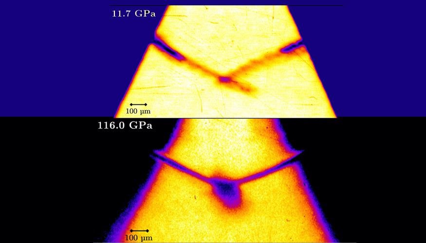 Researchers Display Sequences of X-Ray Radiography Images of Two Interacting Tin Ejecta Microjets.