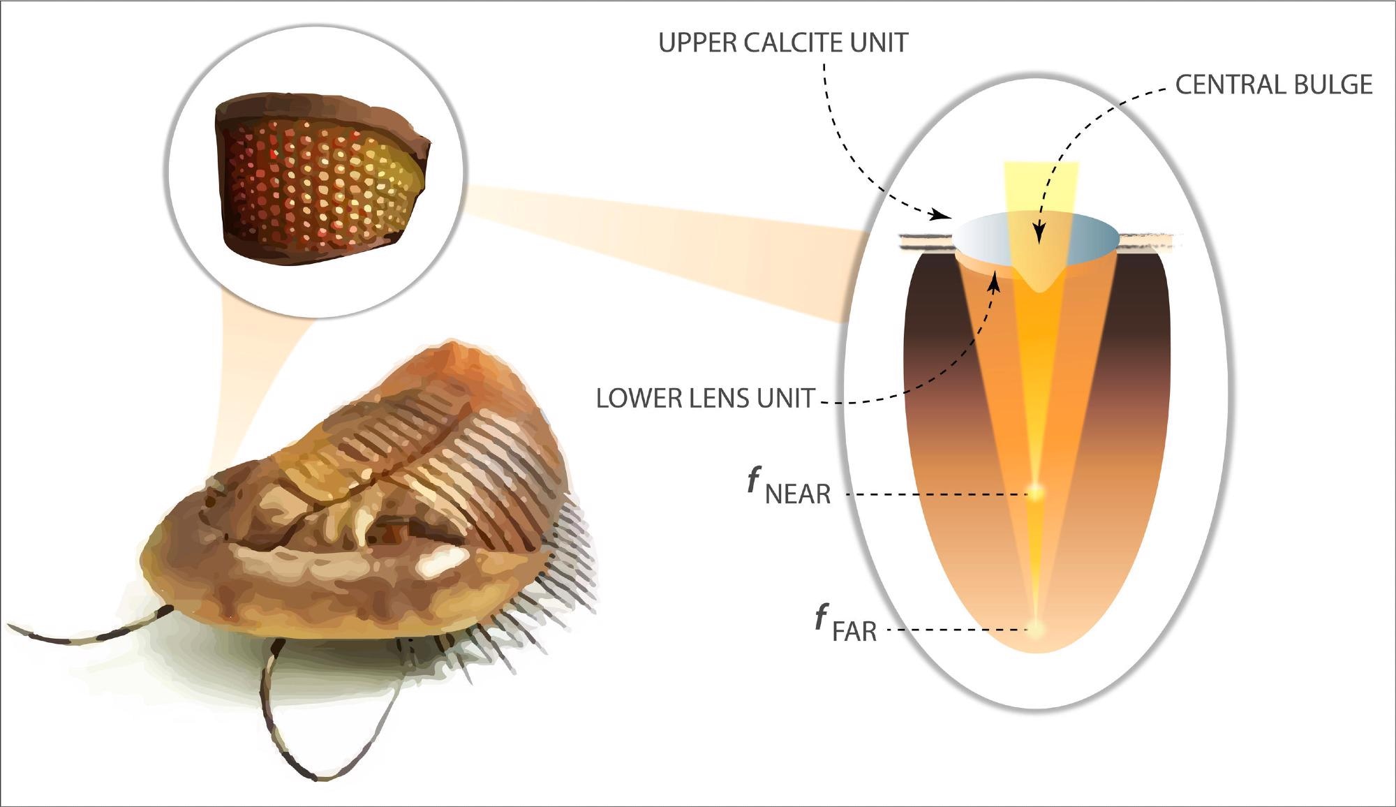 Prehistoric Creature-Inspired Tiny Lenses to See Both Near and Far.