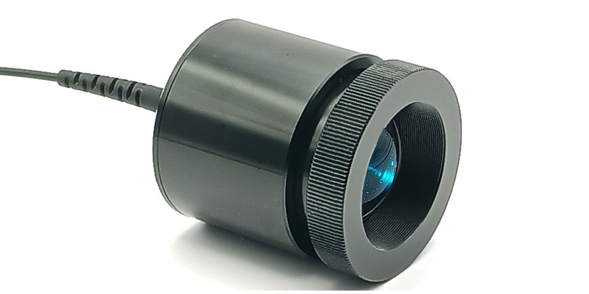 Collimating Lens Assemblies with Adjustable Focus for High NA Fiberoptic Patch Cords Used with Fiber-Coupled LEDs