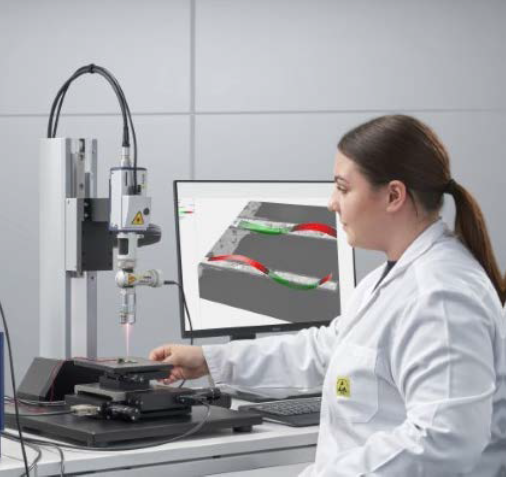 Measure vibrations of small components & microstructures