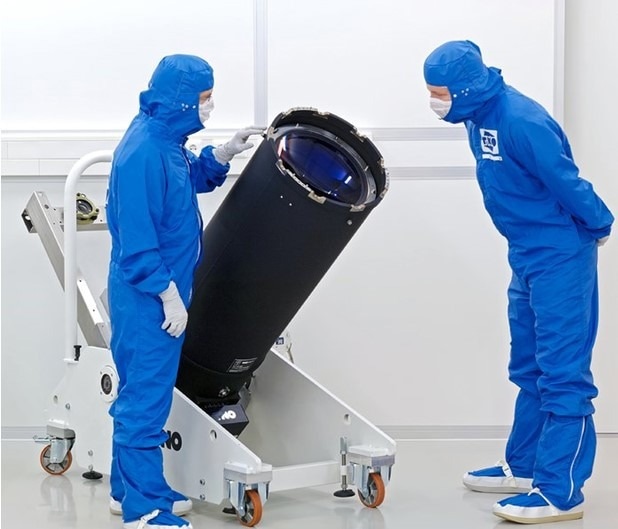 Laser launch telescope developed for ESO’s VLT