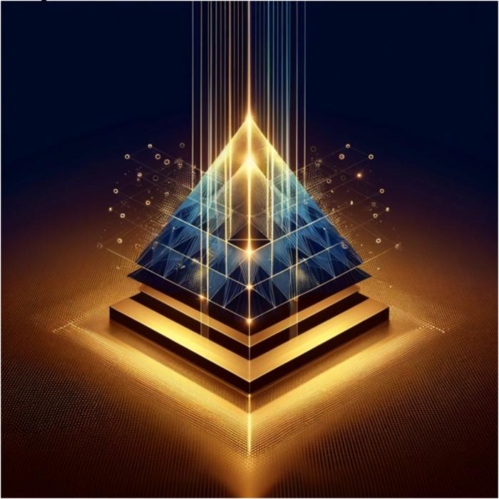 pyramid-structured diffractive optical network