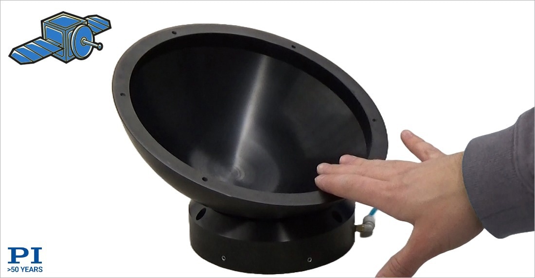 Spherical Air Bearings enable Frictionless 3DOF Rotation for Satellite Attitude Control Testing