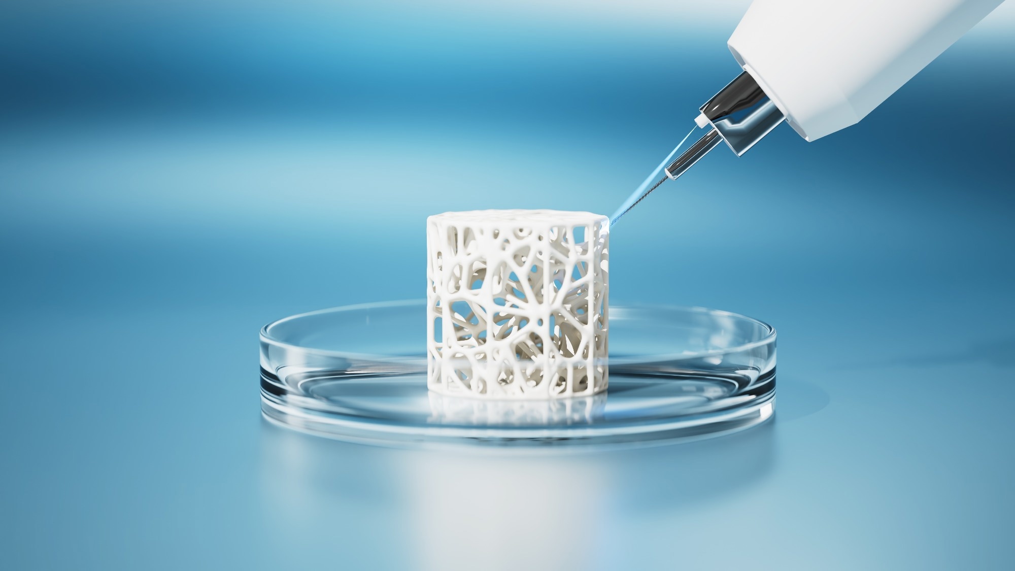 a picture of bioprinted bone