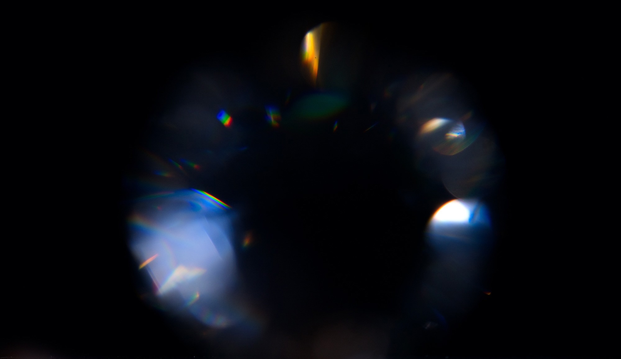 Lens flare, abstract light image demonstrating hapfion concept.