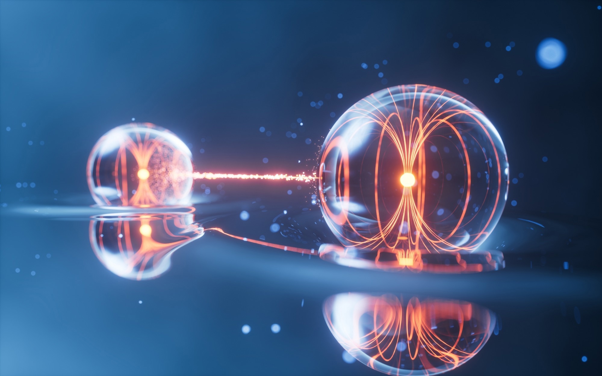 3D rendering of quantum entanglement