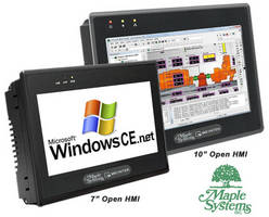 Maple Systems Introduces Open Platform Touchscreen HMIs with LED Display