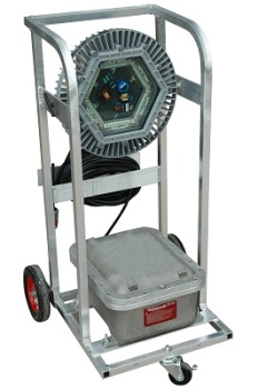 Larson Electronics Magnalight Introduces Rechargeable, Explosion Proof LED Light Cart for Hazardous Locations