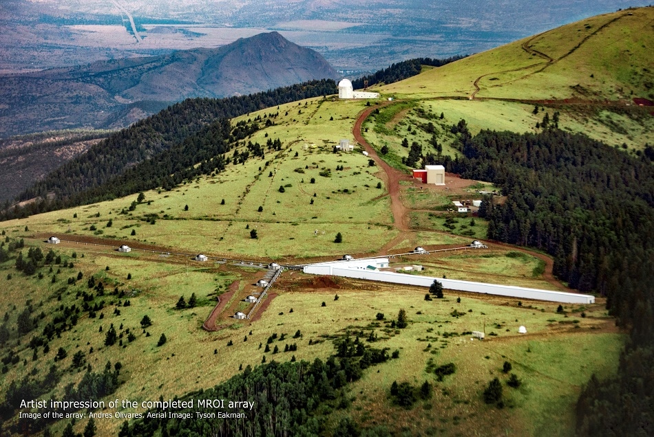 Beam compressor for Magdalena Ridge observatory interferometer