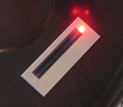 Laser Bursts Create True Black Metal