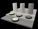 Gigahertz-Optik Introduce Optically Diffuse Reflecting Material in Different Grades of Gray