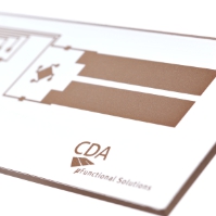 CDA Offers Microstructured Optical Components Combined with Printed Electronics