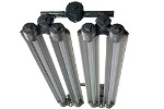 New Four Foot Explosion Proof LED Light Fixture for Paint Booths from Larson Electronics