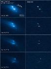 Hubble Space Telescope Images Reveal Never-Before-Seen Breakup of Asteroid