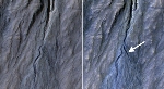 HiRISE Camera on NASA's Mars Reconnaissance Orbiter Reveals New Gully Channel on Mars