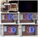 3-D Image Superimposed Onto 3-D View of Real World in Optical See-Through Head-Mounted Displays