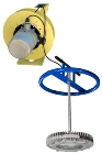 New Manhole Mounted Explosion Proof LED Light Fixture for Group B Hazardous Locations from Larson Electronics