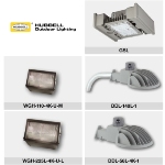 Energy-Efficient LED Luminaire from Hubbell Outdoor Lighting for Parking Garages