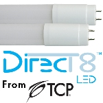 TCP Debuts DirecT8 LED Tubes for Retrofit in Existing Fluorescent Fixtures