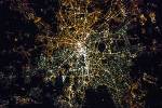 German Cities Emit Less Light than Comparably Sized American Cities